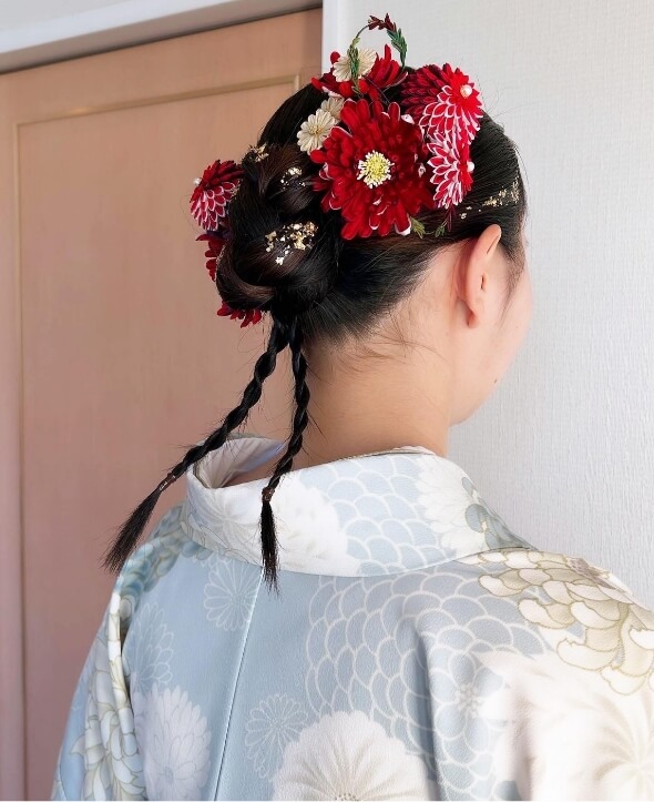 卒業式着付け202503