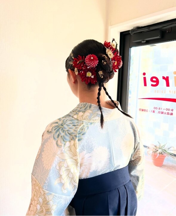 卒業式着付け202503